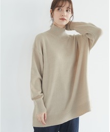 モックネックニットプルオーバー＊