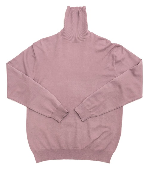 Beno（ビーノ）の「ミドルゲージ タートルネック ウォッシャブルソフトニット（ニット/セーター・メンズ・ブルーグリーン/ライトグレー/アッシュブラウン/グレイッシュベージュ/オフホワイト/チャコールグレー/ブラック・M/L）」の14枚目の写真