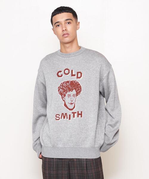 UNITED ARROWS & SONS(ユナイテッドアローズアンドサンズ)の「<UNITED ARROWS & SONS> PUNK FATHER/ニット(ニット/セーター・メンズ・グレー/ケリー・S/M/L)」の2枚目の写真