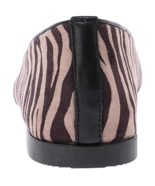 AMERICAN HOLIC(アメリカンホリック)の「ふっくらクッションゼブラ柄スクエアフラットシューズ(パンプス・レディース・その他1・S/M/L)」の6枚目の写真