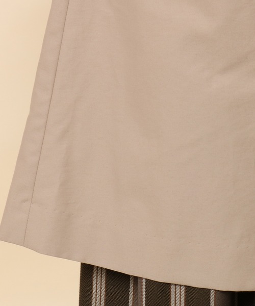 Rose Tiara（ローズティアラ）の「【撥水加工】ステッチ使いリボントレンチコート（テーラードジャケット・レディース・ブラック/ベージュ・42/38/46）」の13枚目の写真