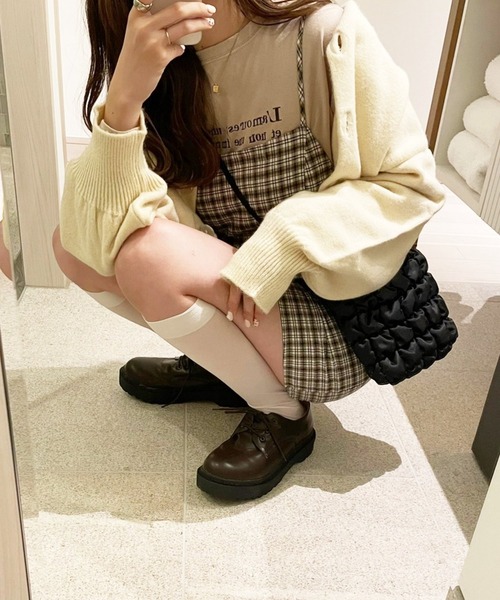 Heather(ヘザー)の「あいねねショートカーディガン 257756(カーディガン/ボレロ・レディース・グリーン/アイボリー/レッド・FREE)」の5枚目の写真