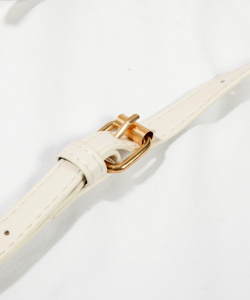 SAISON DE PAPILLON(セゾンドパピヨン)の「キルティングフェイクバケットバッグ(ハンドバッグ・レディース・ホワイト/ベージュ/ブラック/ピンク・フリー)」の6枚目の写真