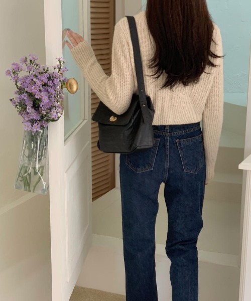 mood for a day（ムードフォーアデイ）の「heaven cardigan / クロップドリブカーディガン（カーディガン/ボレロ・レディース・アイボリー/ミント/ブルー/グレー/イエロー・FREE）」の16枚目の写真