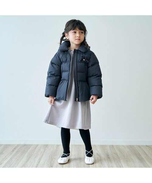 apres les cours（アプレレクール）の「リボンタイツ（タイツ/ストッキング・キッズ・ピンク/ブラック/アイボリー・100/120/90/110/140）」の4枚目の写真