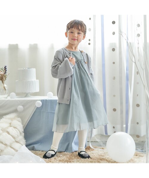 apres les cours（アプレレクール）の「リボンタイツ（タイツ/ストッキング・キッズ・ピンク/ブラック/アイボリー・100/120/90/110/140）」の9枚目の写真