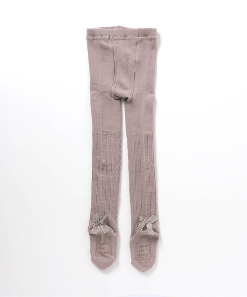 apres les cours（アプレレクール）の「リボンタイツ（タイツ/ストッキング・キッズ・ピンク/ブラック/アイボリー・100/120/90/110/140）」の18枚目の写真