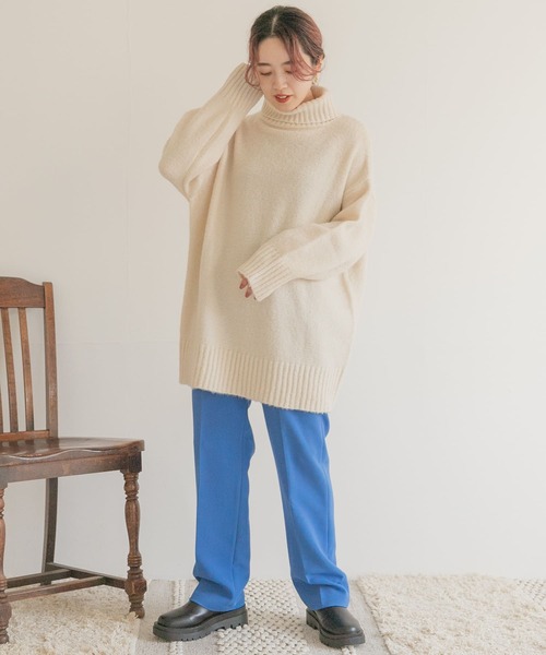 ITEMS URBANRESEARCH(アイテムズ アーバンリサーチ)の「センタープレスストレートパンツ(その他パンツ・レディース・ブルー/ピンク/ブラック・FREE)」の19枚目の写真