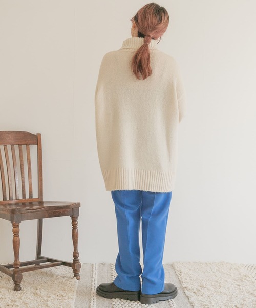 ITEMS URBANRESEARCH(アイテムズ アーバンリサーチ)の「センタープレスストレートパンツ(その他パンツ・レディース・ブルー/ピンク/ブラック・FREE)」の17枚目の写真