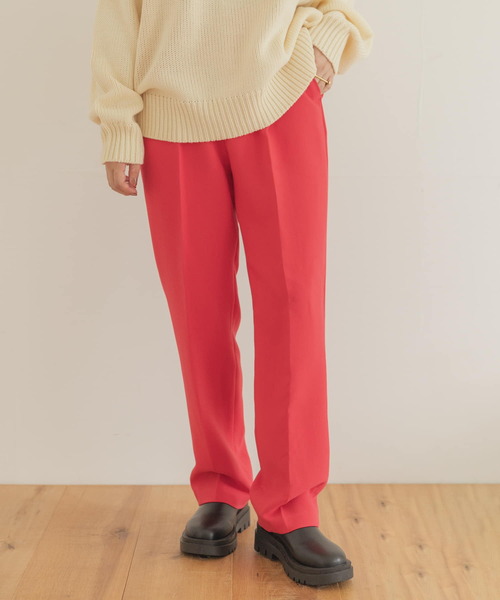 ITEMS URBANRESEARCH(アイテムズ アーバンリサーチ)の「センタープレスストレートパンツ(その他パンツ・レディース・ブルー/ピンク/ブラック・FREE)」の15枚目の写真