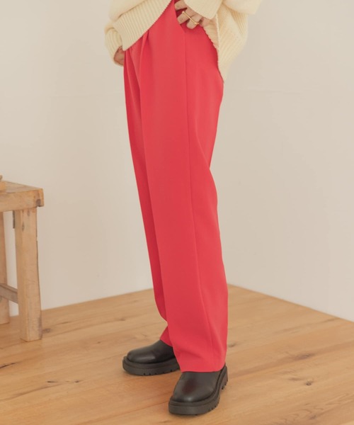 ITEMS URBANRESEARCH(アイテムズ アーバンリサーチ)の「センタープレスストレートパンツ(その他パンツ・レディース・ブルー/ピンク/ブラック・FREE)」の14枚目の写真