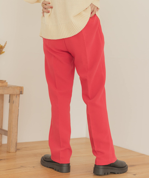 ITEMS URBANRESEARCH(アイテムズ アーバンリサーチ)の「センタープレスストレートパンツ(その他パンツ・レディース・ブルー/ピンク/ブラック・FREE)」の13枚目の写真