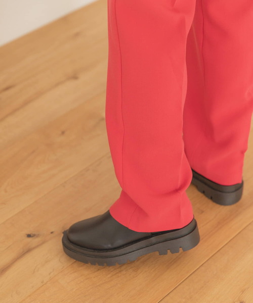 ITEMS URBANRESEARCH(アイテムズ アーバンリサーチ)の「センタープレスストレートパンツ(その他パンツ・レディース・ブルー/ピンク/ブラック・FREE)」の10枚目の写真