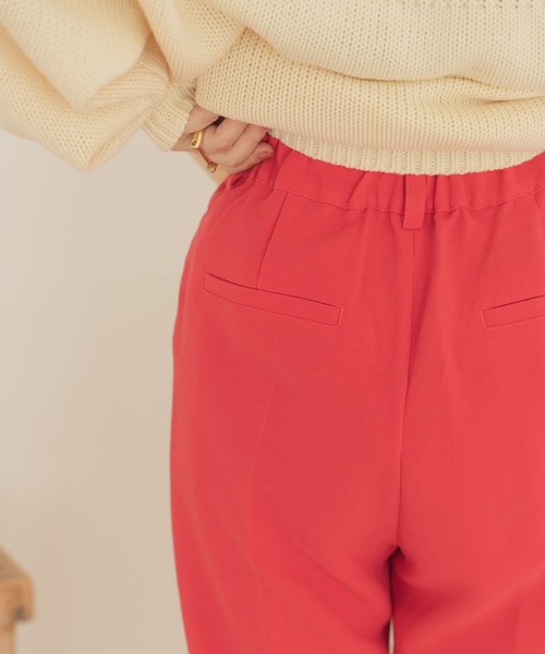 ITEMS URBANRESEARCH(アイテムズ アーバンリサーチ)の「センタープレスストレートパンツ(その他パンツ・レディース・ブルー/ピンク/ブラック・FREE)」の9枚目の写真