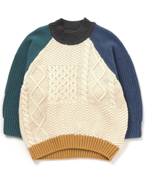 BREEZE（ブリーズ）の「ウォッシャブルニット（ニット/セーター・キッズ・イエロー/レッド/アイボリー/チャコール/ブルー/レインボー/グリーン・100/120/80/140/110/130/90）」の7枚目の写真