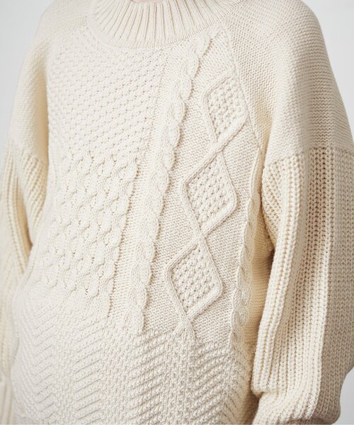 BREEZE（ブリーズ）の「ウォッシャブルニット（ニット/セーター・キッズ・イエロー/レッド/アイボリー/チャコール/ブルー/レインボー/グリーン・100/120/80/140/110/130/90）」の11枚目の写真