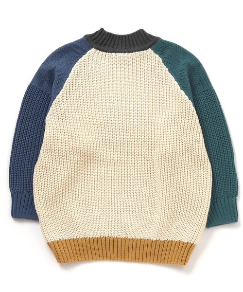 BREEZE（ブリーズ）の「ウォッシャブルニット（ニット/セーター・キッズ・イエロー/レッド/アイボリー/チャコール/ブルー/レインボー/グリーン・100/120/80/140/110/130/90）」の16枚目の写真