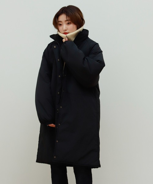 Birthday room（バースデイルーム）の「中綿ラグランミドル丈コート(撥水加工）（その他アウター・レディース・ホワイト/ブラック・FREE）」の18枚目の写真