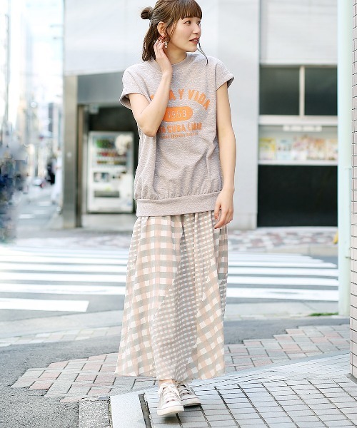 チチカカ(チチカカ)の「エコフレンドリーブロックプリントチェックスカート(スカート・レディース・その他1/その他2/その他3・FREE)」の10枚目の写真