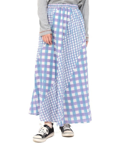 チチカカ(チチカカ)の「エコフレンドリーブロックプリントチェックスカート(スカート・レディース・その他1/その他2/その他3・FREE)」の21枚目の写真