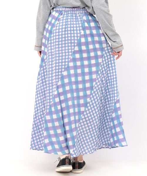 チチカカ(チチカカ)の「エコフレンドリーブロックプリントチェックスカート(スカート・レディース・その他1/その他2/その他3・FREE)」の8枚目の写真