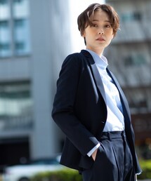 INDIVI | 【洗える】ナチュラル テーラードジャケット(スーツジャケット)