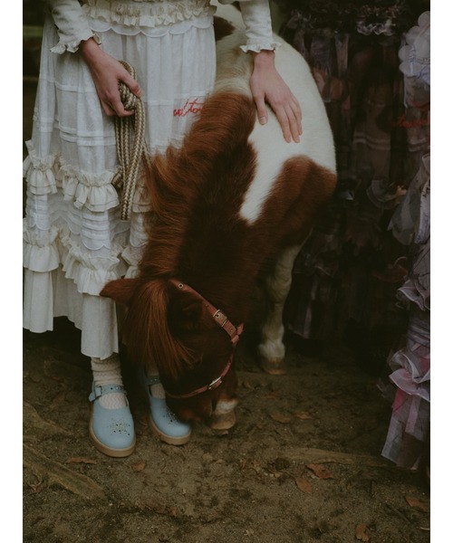 rurumu:(ルルムウ)の「rurumu:/ルルムウ/bind rune mary jane(ブーツ・レディース・ブラック/サックスブルー/ライトピンク・SMALL/MEDIUM/LARGE)」の6枚目の写真