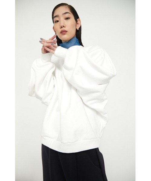 RIM.ARK（リムアーク）の「Dolman sweat tops（スウェット・レディース・ホワイト/ライトブルー/ブラック・FREE）」の8枚目の写真