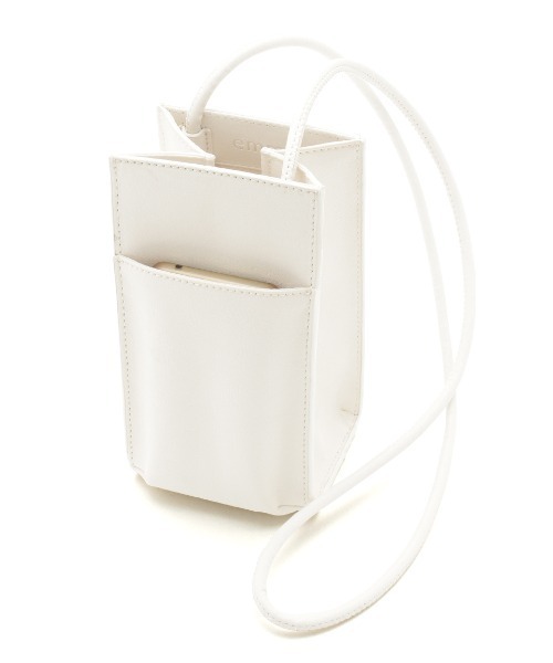 emmi(エミ)の「【emmi atelier】携帯ケース(ボディバッグ/ウエストポーチ・レディース・ホワイト/ライトブルー/ブラック・FREE)」の8枚目の写真