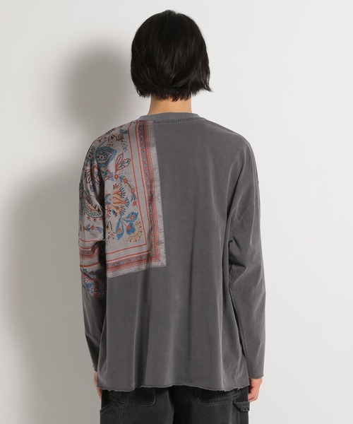 niko and（ニコアンド）の「バンダナ切り替えプルオーバー（Tシャツ