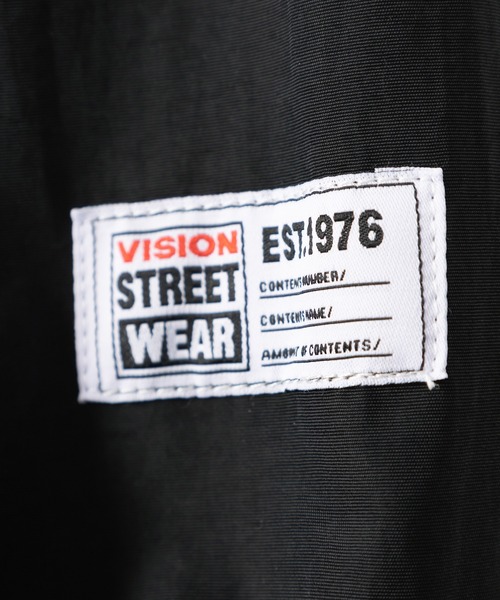 VISION STREET WEAR(ヴィジョンストリートウェア)の「【VISION STREET WEAR/ヴィジョンストリートウェア】リブラインナイロンプルオーバー/ビッグシルエット(スウェット・メンズ・ブラック/ブルー/グリーン・M/L)」の7枚目の写真