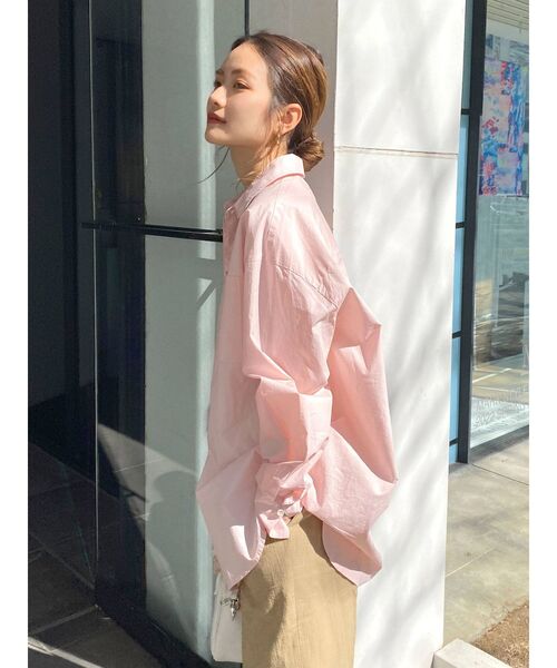 Ungrid（アングリッド）の「カラービックシャツ（シャツ/ブラウス・レディース・ピンク/イエロー/ブルー/グリーン・FREE）」の13枚目の写真