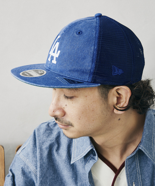 NEW ERA（ニューエラ）の「【NEW ERA / ニューエラ】別注 LA Dodgers Wash Mesh CAP（キャップ・メンズ・グレー/ブルー/グリーン・FREE）」の11枚目の写真