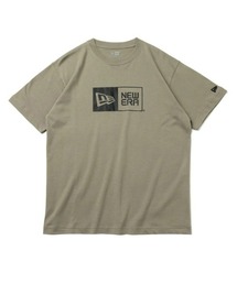 【NEW ERA】半袖 コットン Tシャツ ボックスロゴ レギュラーフィット