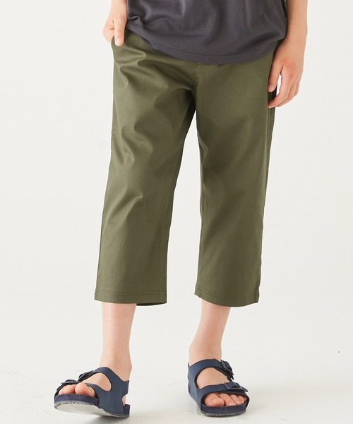 KRIFF MAYER Kid's Collection（クリフメイヤーキッズコレクション）の「ちゃちゃっとクロップド（その他パンツ・キッズ・ベージュ/カーキ/ブラック/ネイビー・170/120/150/130/140/160）」の4枚目の写真