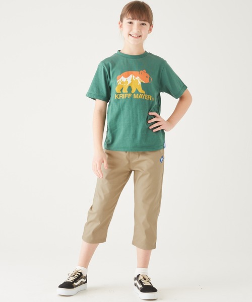 KRIFF MAYER Kid's Collection（クリフメイヤーキッズコレクション）の「ちゃちゃっとクロップド（その他パンツ・キッズ・ベージュ/カーキ/ブラック/ネイビー・170/120/150/130/140/160）」の5枚目の写真