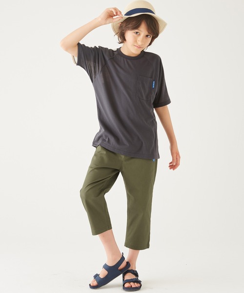KRIFF MAYER Kid's Collection（クリフメイヤーキッズコレクション）の「ちゃちゃっとクロップド（その他パンツ・キッズ・ベージュ/カーキ/ブラック/ネイビー・170/120/150/130/140/160）」の6枚目の写真