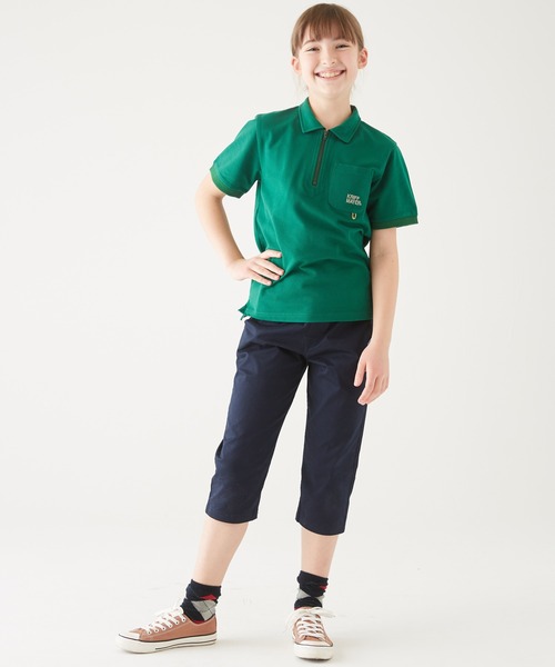 KRIFF MAYER Kid's Collection（クリフメイヤーキッズコレクション）の「ちゃちゃっとクロップド（その他パンツ・キッズ・ベージュ/カーキ/ブラック/ネイビー・170/120/150/130/140/160）」の8枚目の写真