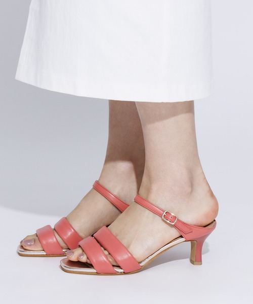 HIMIKO(ヒミコ)の「【Made in Japan】パデットサンダル/621209(サンダル・レディース・ブラック/ピンク/アイボリー・22.5cm/23.5cm/23.0cm/24.0cm/24.5cm/22.0cm)」の3枚目の写真