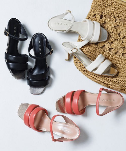 HIMIKO(ヒミコ)の「【Made in Japan】パデットサンダル/621209(サンダル・レディース・ブラック/ピンク/アイボリー・22.5cm/23.5cm/23.0cm/24.0cm/24.5cm/22.0cm)」の2枚目の写真