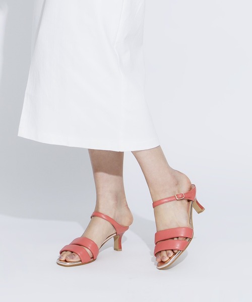 HIMIKO(ヒミコ)の「【Made in Japan】パデットサンダル/621209(サンダル・レディース・ブラック/ピンク/アイボリー・22.5cm/23.5cm/23.0cm/24.0cm/24.5cm/22.0cm)」の4枚目の写真