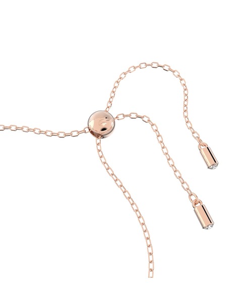 SWAROVSKI(スワロフスキー)の「【公式】【スワロフスキー】Dextera ブレスレット, インターロッキングループ, ホワイト, ローズゴールドトーン・プレーティング(ブレスレット・レディース・ホワイト・ONE SIZE)」の2枚目の写真