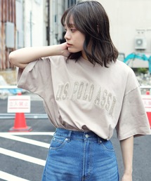 U.S. POLO ASSN. / ユーエスポロアッスン 別注 コラボ ビッグシルエット オーバーサイズ 半袖 Tシャツ