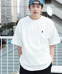 U.S. POLO ASSN. / ユーエスポロアッスン 別注 コラボ ビッグシルエット オーバーサイズ 半袖 Tシャツ