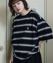 U.S. POLO ASSN. / ユーエスポロアッスン 別注 コラボ ビッグシルエット オーバーサイズ 半袖 Tシャツ