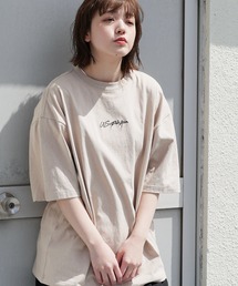 U.S. POLO ASSN. / ユーエスポロアッスン 別注 コラボ ビッグシルエット オーバーサイズ 半袖 Tシャツ