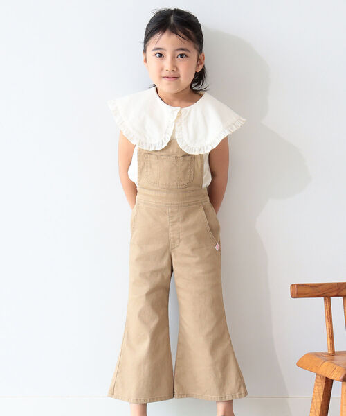 B:MING by BEAMS(ビーミングバイビームス)の「UNIVERSAL OVERALL × B:MING by BEAMS / 別注 サロペット(110~150cm)(サロペット/オーバーオール・キッズ・ベージュ/ブルー・150/110/130/140/120)」の6枚目の写真