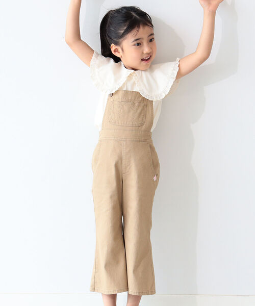 B:MING by BEAMS(ビーミングバイビームス)の「UNIVERSAL OVERALL × B:MING by BEAMS / 別注 サロペット(110~150cm)(サロペット/オーバーオール・キッズ・ベージュ/ブルー・150/110/130/140/120)」の7枚目の写真