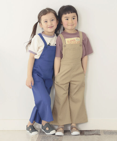 B:MING by BEAMS(ビーミングバイビームス)の「UNIVERSAL OVERALL × B:MING by BEAMS / 別注 サロペット(110~150cm)(サロペット/オーバーオール・キッズ・ベージュ/ブルー・150/110/130/140/120)」の10枚目の写真