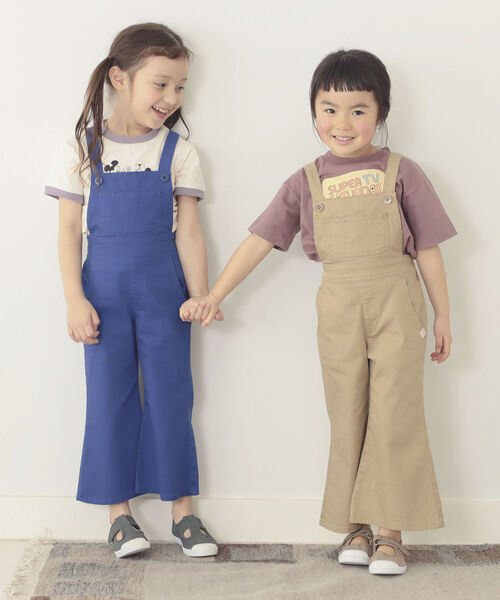 B:MING by BEAMS(ビーミングバイビームス)の「UNIVERSAL OVERALL × B:MING by BEAMS / 別注 サロペット(110~150cm)(サロペット/オーバーオール・キッズ・ベージュ/ブルー・150/110/130/140/120)」の11枚目の写真